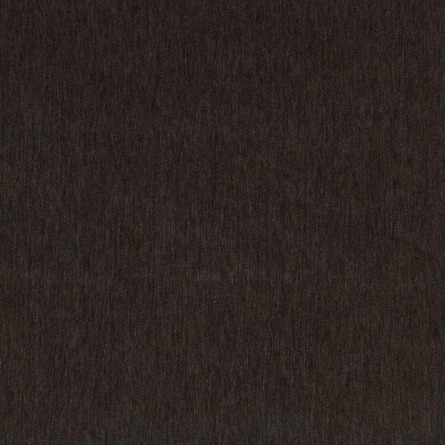 Sample- Schumacher Jackson Wool Velvet Fabric in Black Walnut For Sale