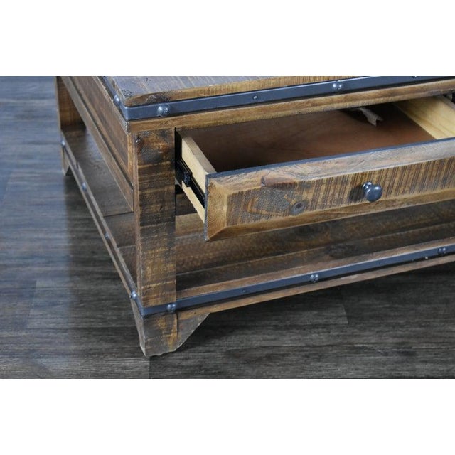 Contemporary Crafters and Weavers Addison Coffee Table For Sale - Image 3 of 5