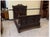 Brown Antique Bed, Brittany, France, 1880 For Sale - Image 8 of 12