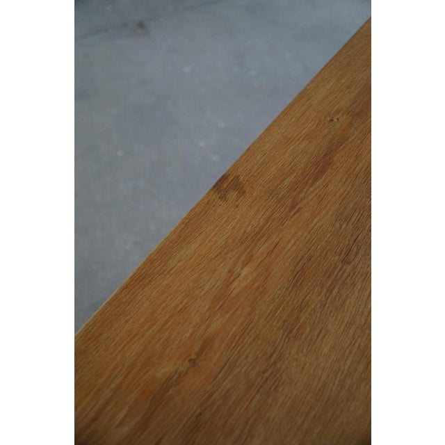 Low Brutalist Sideboard in Oak by Henning Kjærnulf, 1960s For Sale - Image 12 of 18