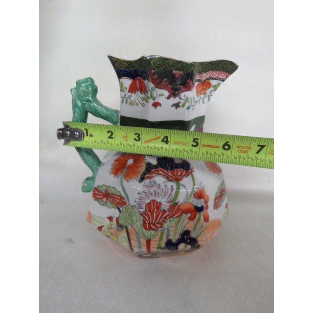 Masons Ironstone Large Jug or Pitcher Duck Patten 19th Century For Sale - Image 12 of 12