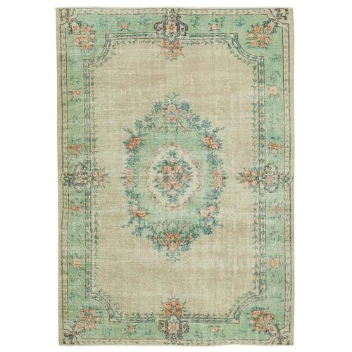 Textile Vintage Turkish Area Rug For Sale - Image 7 of 7