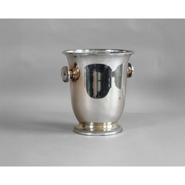 French silver plated champagne bucket. France circa 1930.