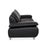 Koinor Volare Two-Seater Leather Sofa Black Couch Manual Function For Sale - Image 9 of 12