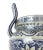 Antique Chinese Blue and White Tripod Incense Burner For Sale - Image 9 of 13