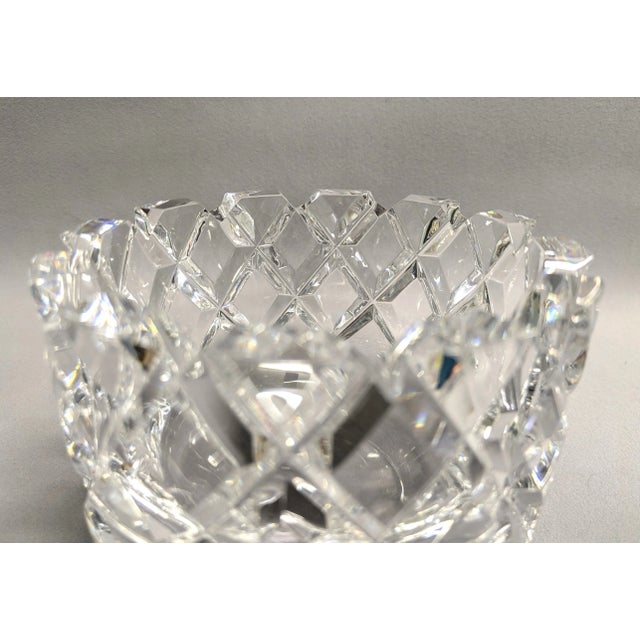 Glass Orrefors Sofiero Large Cut Crystal Bowl For Sale - Image 7 of 9