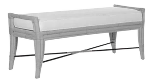 Malacca Bench - Light Gray