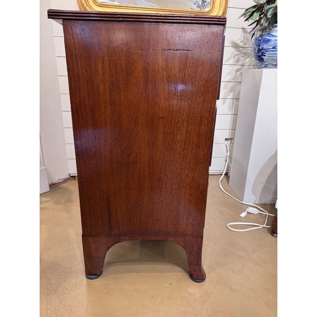 19th Century English Bowfront Chest For Sale - Image 11 of 12