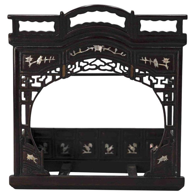Miniature Chinese Hardwood Display Stand, Late 19th Century For Sale - Image 5 of 5