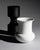 Rosenthal Vintage Black and White Porcelain Vases by Tapio Wirkkala for Rosenthal Studio-Line, 1980s, Set of 2 For Sale - Image 4 of 13