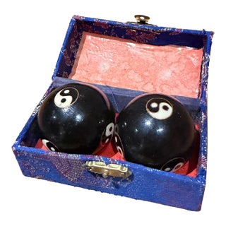 Set of Vintage Chinese Baoding Balls Vintage For Sale
