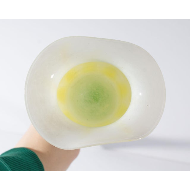 1997 Art Glass Flower Sculpture by Stephen Fellerman and Clair Raabe For Sale - Image 4 of 6