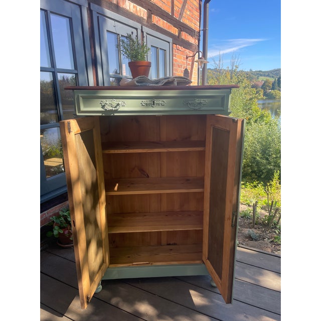 Antique Vertical Credenza in Fir, 1890s For Sale - Image 14 of 18