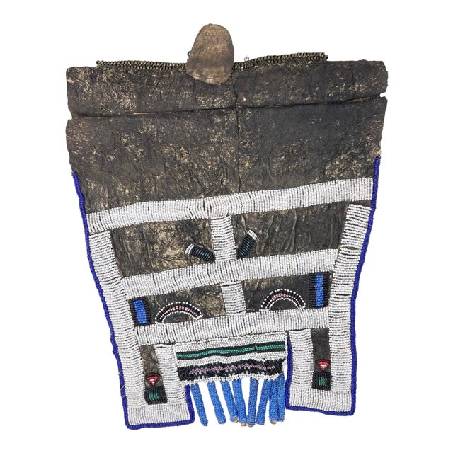Early 20th Century Ndebele Beaded Married Women's Apron MATTER COLLECTION For Sale