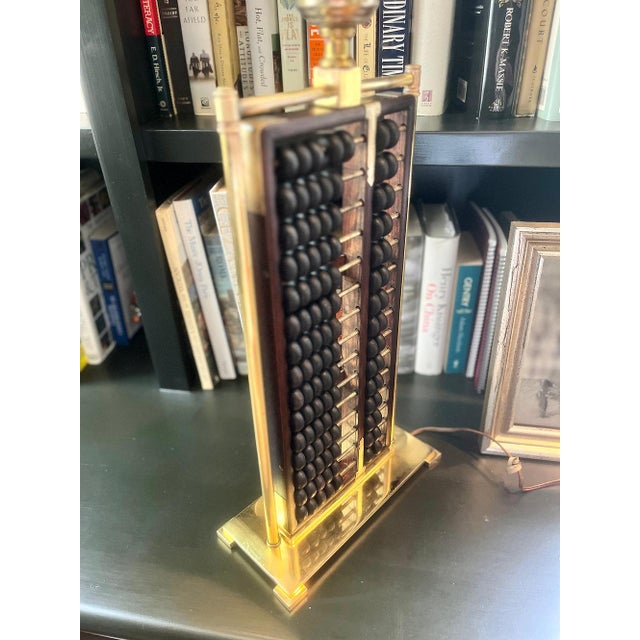 Mid 20th Century Chinese Abacus Lamp For Sale - Image 15 of 15