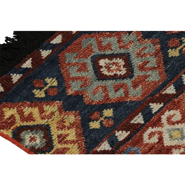 Rug & Kilim Rug & Kilim’s Turkish-Inspired Rug With Geometric Pattern and Medallions For Sale - Image 4 of 7