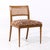 Mid 20th Century Harvey Probber Mid Century Bleached Mahogany and Cane Dining Chairs - Set of 6 For Sale - Image 5 of 11