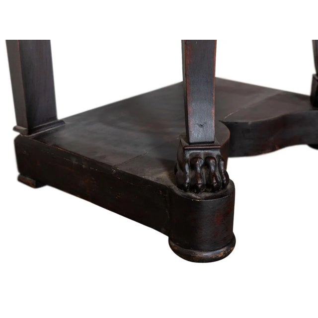 Mid 19th Century Mid 19th Century Antique Marble Top Table For Sale - Image 5 of 5