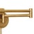 Mid-Century Modern Regina Andrew Noble Swing Arm Task Sconce, Natural Brass For Sale - Image 3 of 6