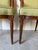 Brown Vintage French Louis XVI Style Carved Walnut Armchairs With Green Upholstery – A Pair For Sale - Image 8 of 12