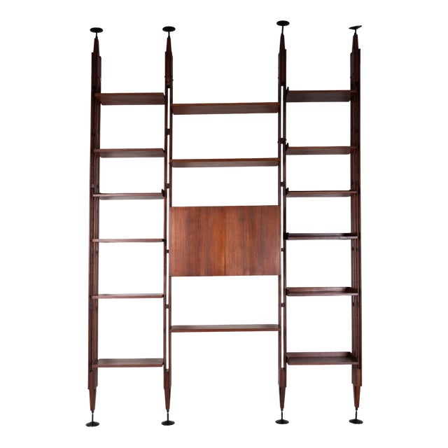 LB7 Three-Bay Bookcase by Franco Albini for Poggi, 1950 For Sale