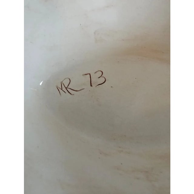 Large Vintage Italian Capodimonte Style Porcelain Covered Serving Dish For Sale - Image 12 of 12