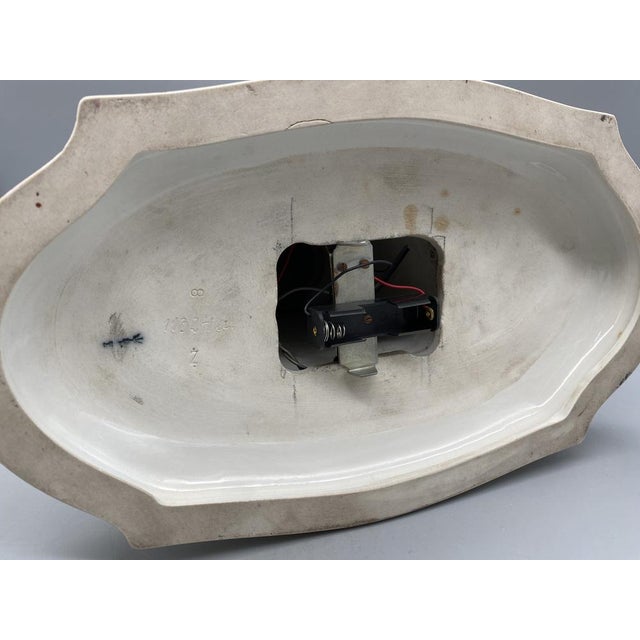 Fireplace Clock by Max Schröder for KPM Berlin, Germany, 1920s For Sale - Image 9 of 14