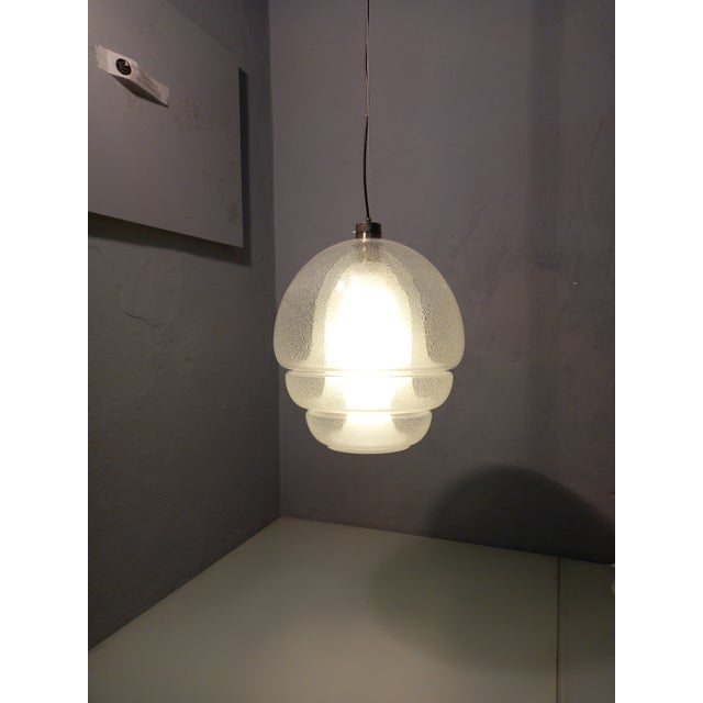 Polpo LS134 Pullegous Pendant Light in Murano Glass by Carlo Nason for Mazzega, 1980s For Sale - Image 12 of 15