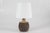 Small stoneware table lamp from the ceramic manufacturer Søholm Stentøj, Denmark, made circa 1960s. It's most likely...