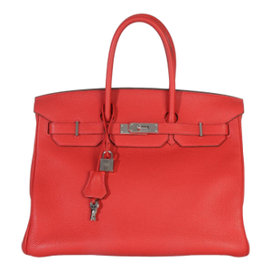 Rouge Casaque Togo Birkin 35 PHW