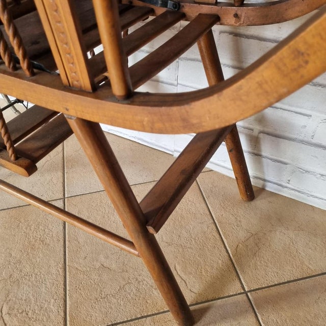 Brown Late 19th Century Twin Stroller For Sale - Image 8 of 18