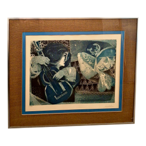 "Femme À La Guitare" by Alvar