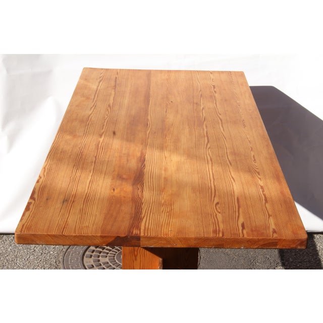 Vintage Danish Dining Table in Pine Wood, 1970s For Sale - Image 11 of 18