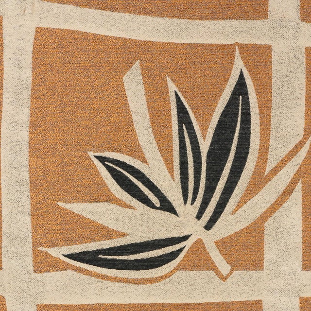 Schumacher Schumacher High Line Fabric In Cuivre For Sale - Image 4 of 6