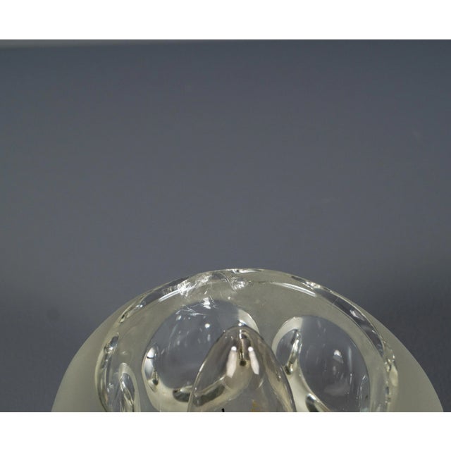 Glass Solid Glass Ice Cube Table Lamp from Peill & Putzler, 1970s For Sale - Image 7 of 11
