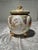 Gold Vintage Satsuma Style Moriage Tripod Ginger Jar With Gilt Accents For Sale - Image 8 of 9