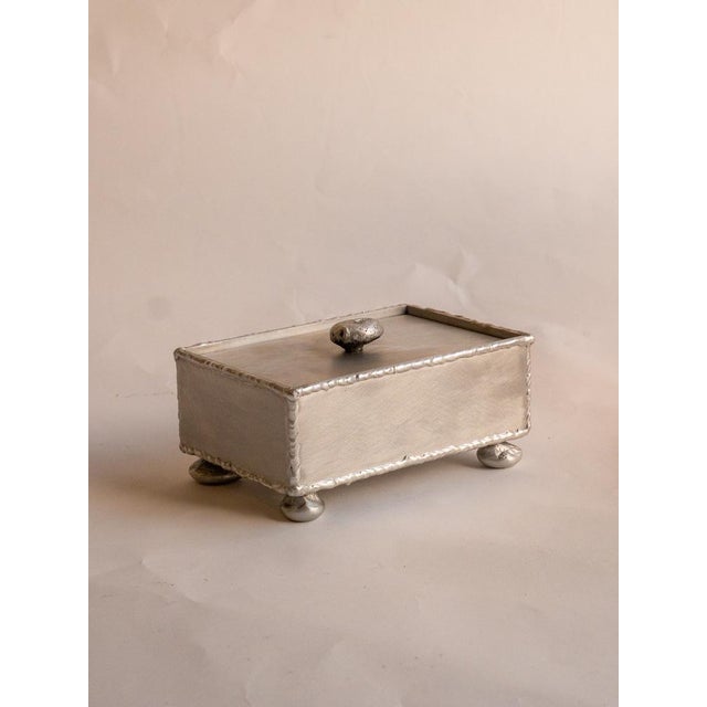 This box is designed to store all of your favourite and most precious items. with expres- sive welding and hand cast...