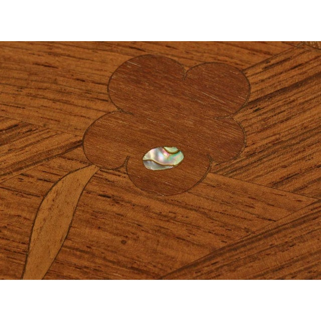 Jules Leleu, French Art Deco, Rosewood, Abalone, Rare Dining Table, France, 1930s For Sale - Image 11 of 18