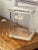 Vintage Lucite Ice Bucket With Tongs and Hinged Lid For Sale - Image 4 of 11