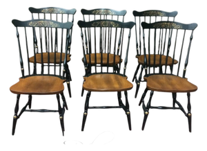 Vintage Windsor Chairs, Hitchcock Furniture, Dining Chairs