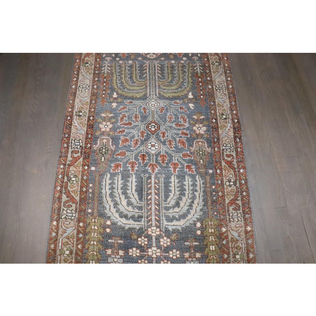 Textile Willow Tree Antique Persian Tabriz Runner - 2'10" x 14'3" For Sale - Image 7 of 9