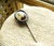 Metal Antique European Victorian 9k Gold Sepia Photo Portrait Stickpin For Sale - Image 7 of 13
