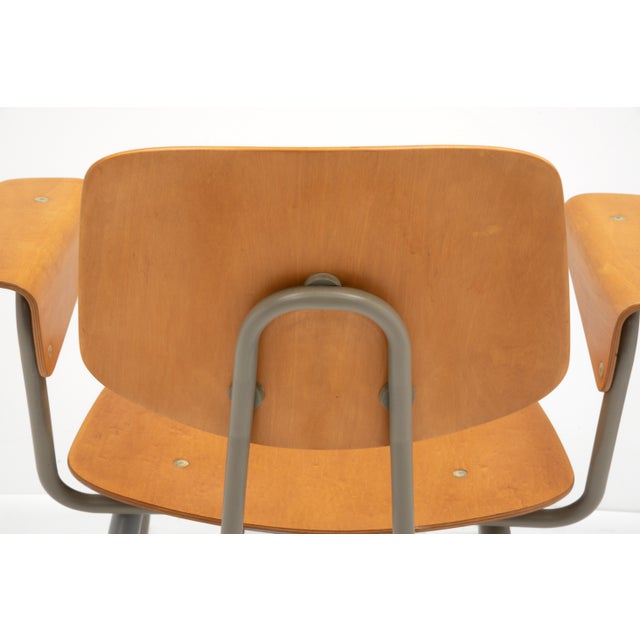 Brunswick Maple Plywood Armchairs After Eames DCM Jean Prouvé - A Set of Four For Sale - Image 13 of 16