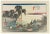 Fujikawa is a woodcut print realized by Utagawa Hiroshige in 1833. It is part of the suite "The Fifty-three Stations of...