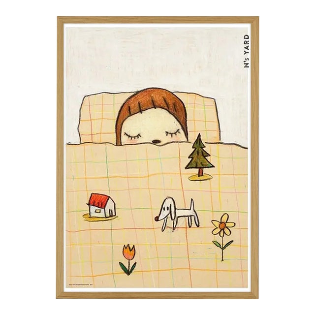 Yoshitomo Nara, Dream Time, 2021 - Oak Frame For Sale