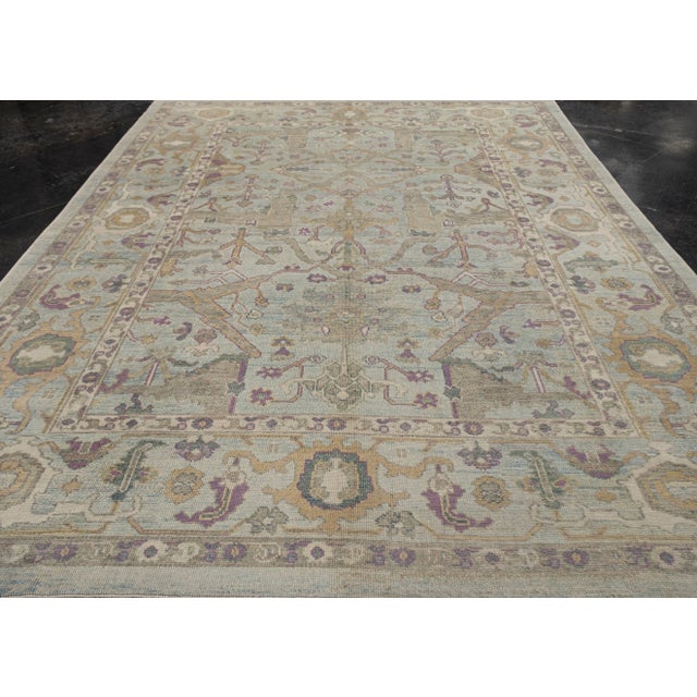 Turkish Oushak Rug 9'4" x 12'3" #3172 Explore a curated collection of hallway runners, wool rugs, and handmade...