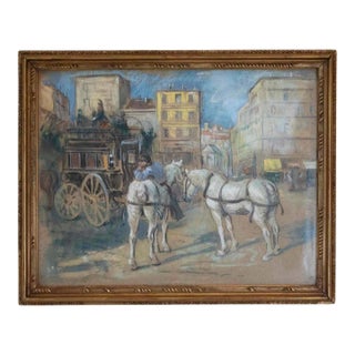 The Place Pigalle Omnibus, Paris, Early 20th Century by Bertrand Rasmussen For Sale