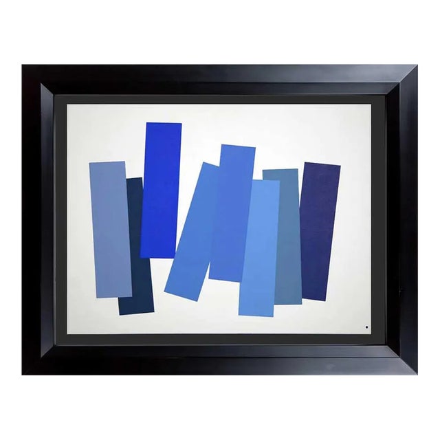Josef Albers Original Silkscreen [V-3a] Ltd Ed. Color Study +Custom Framing For Sale