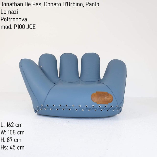 Mod. P100 Chair by Jonathan De Pas for Poltronova, 1970s For Sale - Image 11 of 17