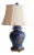 Chinese Powder Blue Table Lamp For Sale